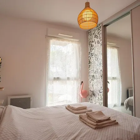 Lägenhet Marina - T2 Climatise Avec Wifi Et Piscine Vias